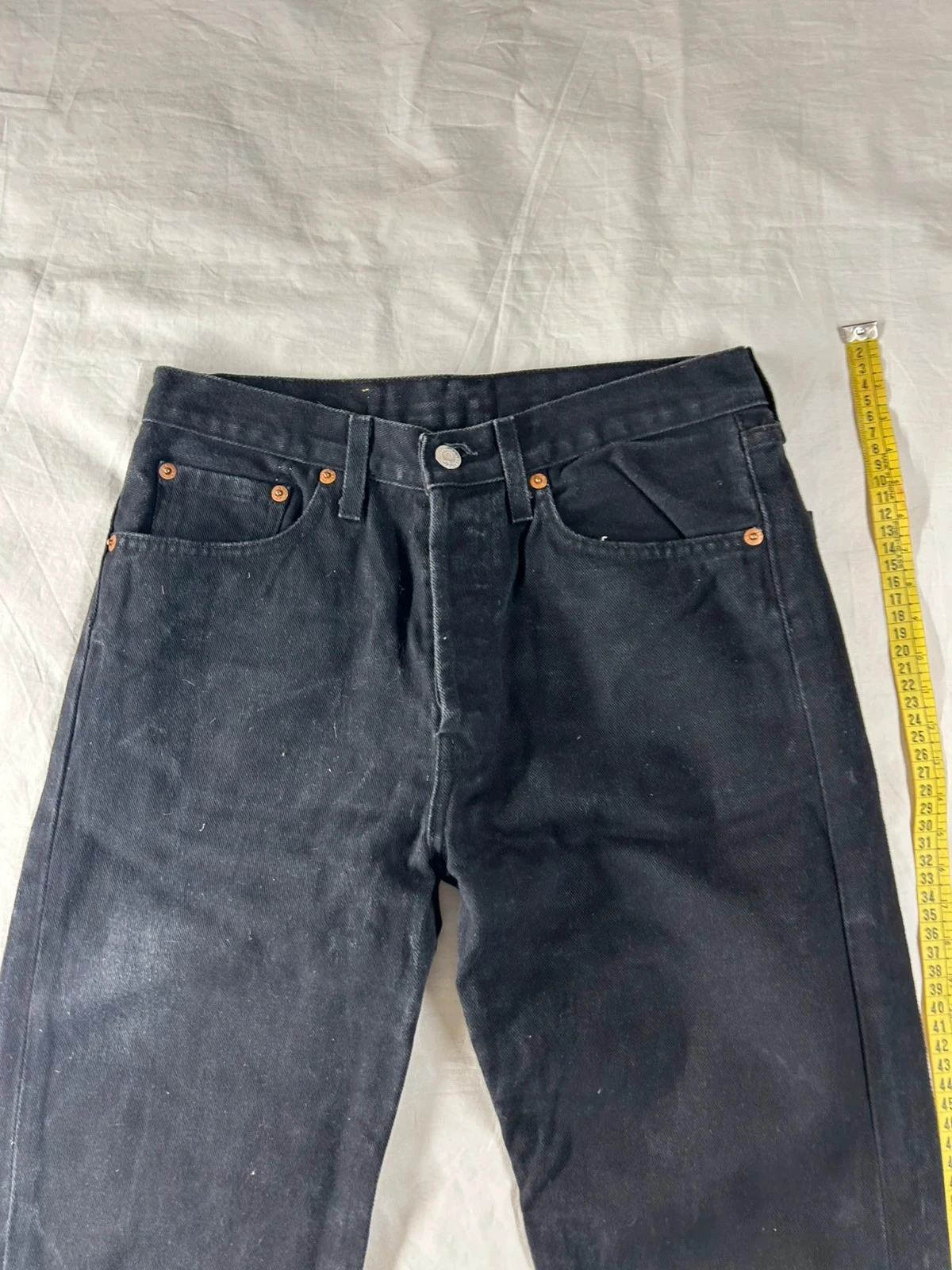 Jean Levi's lot 501 w30 l34 corte reto preto – photo 2